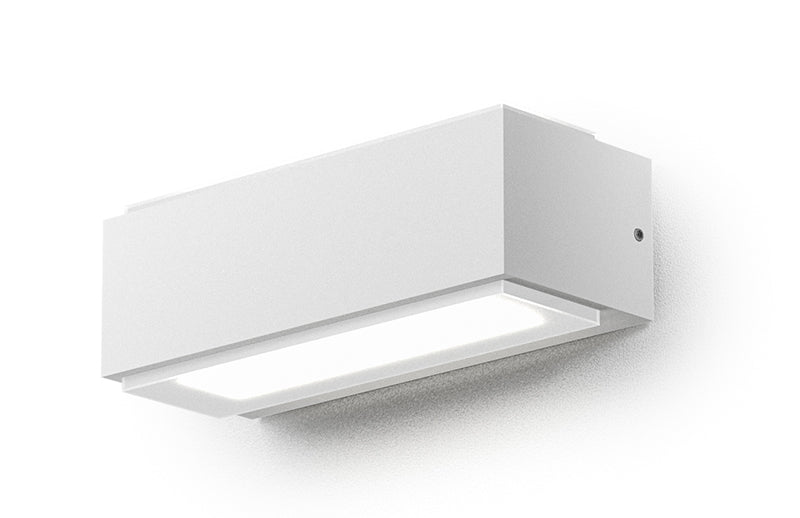 GEALUCE Applique in alluminio bianco-antracite-marrone IP54 LED GEALUCE Applique in alluminio bianco-antracite-marrone IP54 LED